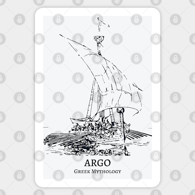 Argo Greek Mythology Ship Sticker by Lakeric
